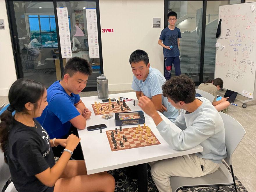 Chess Tournament in Stockdale Community Center
